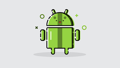 Android android identity illustration illustrator logo vector