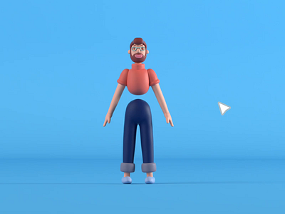 3d Character Pack 3d blender c4d cinema4d icon set illustration interaction
