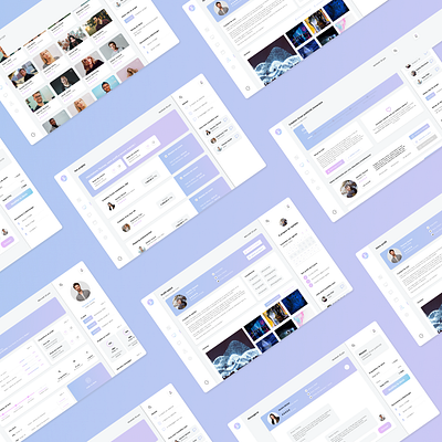 Yutopia b2b booking business creative dashboard design freelance freelancer immersion messaging messenger plateform profile profile design profile page profiles project managment talent ui ux