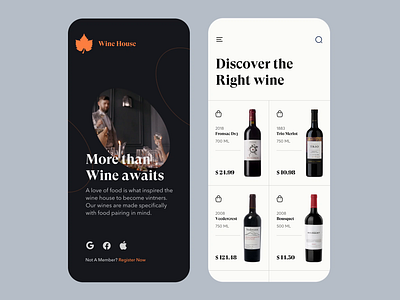 Wines Mobile App Interaction after effect animation app apps behance dribbble e commerce interaction iphone motion motion graphics rijurajan typography ui user experience ux video winelove wineshopping