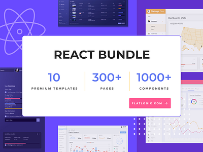 React Bundle admin template app bundle components design javascript pages react react admin template reactjs template templates trendy trendy design web