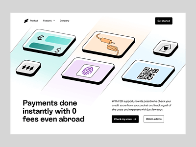 payments website design in webflow banking design finance financial fintech fintech industry interface landing page online page payments product ux web webflow webpage website