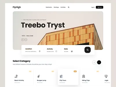 Landing Page - Travel adventure adventures booking app booking website filter landing page landing page design product design search travel travel agency travel app travel website traveling ui ux user experience website website design