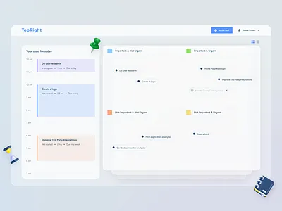 Task Manager app application calendar design illustration interface manager task to do ui ux web