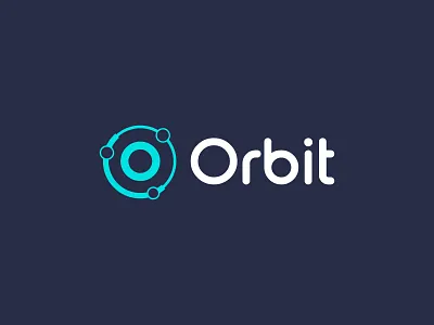 Orbit a b c d e f g h i j k l brand branding circle comet cosmos design development earth graphic design icon identity logo m n o p q r s t u v w x y z modern logo orbit planet satellite tech technology