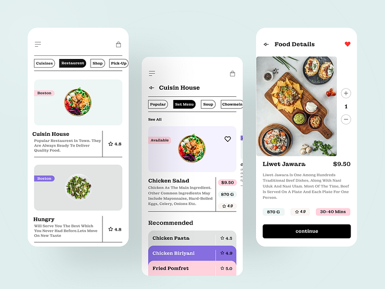 Food Delivery App by Md Abdul kadir on Dribbble