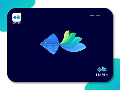 Sea Fish-Logo design | Modern logo design abstract logo branding gradient logo illustration logo logo design logobrand logodesigner logodesigns logoinspiration logomaker logomark logos logotype minimal logo minimalist logo modern logo