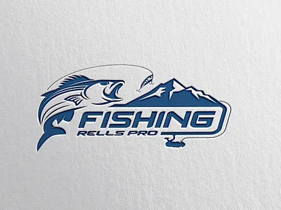 Logo for fishingreelspro.com animation branding catalog catalog design catalogue catalogue design design illustration logo logotype typography vector