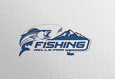 Logo for fishingreelspro.com animation branding catalog catalog design catalogue catalogue design design illustration logo logotype typography vector