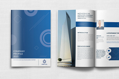 Company Profile Brochure Template annual report brand branding brochure design business clean company brochure company profile corporate creative design elegant identity indesign templates infographics informational magazine minimalist modern professional