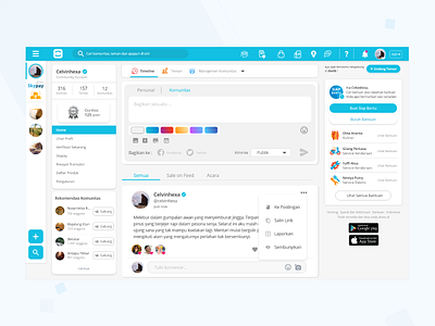 Canal Personal Account app appdesign application socialmedia ui uidesign uiux userexperience userinterface ux uxdesign web website website design
