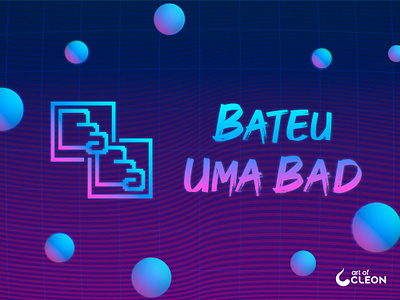 Bateu Uma Bad - Visual Identity 80s aesthetic branding design logo retro vaporwave vector visual id youtube