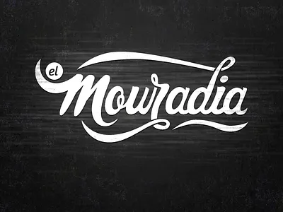 El Mouradia - Art work alger algeria hand drawn hand lettering handletter handlettered handlettering handletters handmade logo logotype pencil sketch type type art