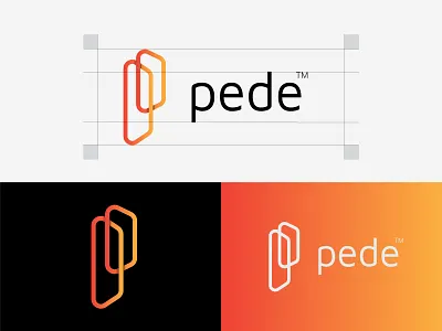 PEDE LOGO adobeillustator app branding freelancer logo logodaily logodesign logogrid