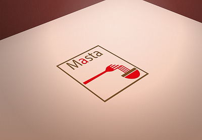 masta branding design flat graphic design illustrator logo minimal typography vector