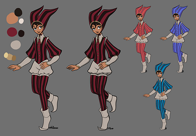 Jester Concepts character concept character design fantasy illustration art illustration digital jester women in illustration