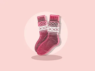 Socks gradient illustration socks vector