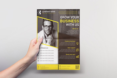 Black and Yellow Branding business flyer template design business card design business flyer design designer flyer design flyer mockup flyer template graphic design graphicdesign logo design logo designs