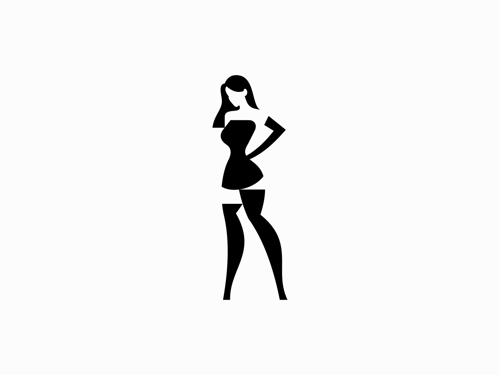 Sexy Woman Logo By Lucian Radu On Dribbble 7318
