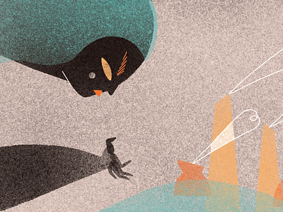 Nature against us for Cream Magazine art direction digital 2d editorial illustration illustration