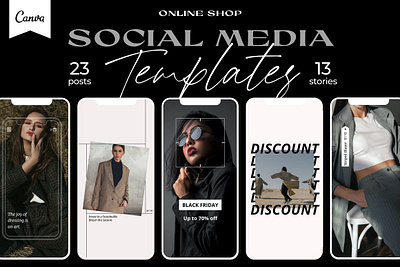 Online Shop Social Media Template design flyer instagram instagram banner instagram post instagram posts instagram stories instagram story template instagram template online shop online shopping shop shopify shopping shopping app shopping cart social media social media pack social media template social media templates