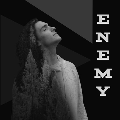 Enemy album cover art cover cover artwork cover design design illustration minimal