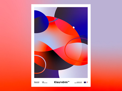 Kleurvorm 018 abstract colour colour palette graphic design illustration illustrator palette poster print vector