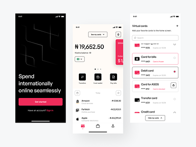 Klasha: mobile app UI/UX branding cross border payments digital banking e commerce e commerce design e finance fintech design fintech mobile app design international payments jamstack klasha mobile app design money transfer uiux design