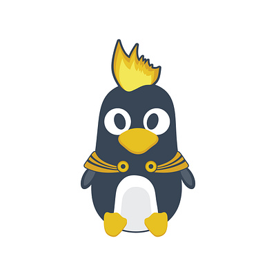 Linux Tux penguin - little Hero sticker and t shirt. Linux logo linux linux penguin linux tux shirt sticker tux penguin