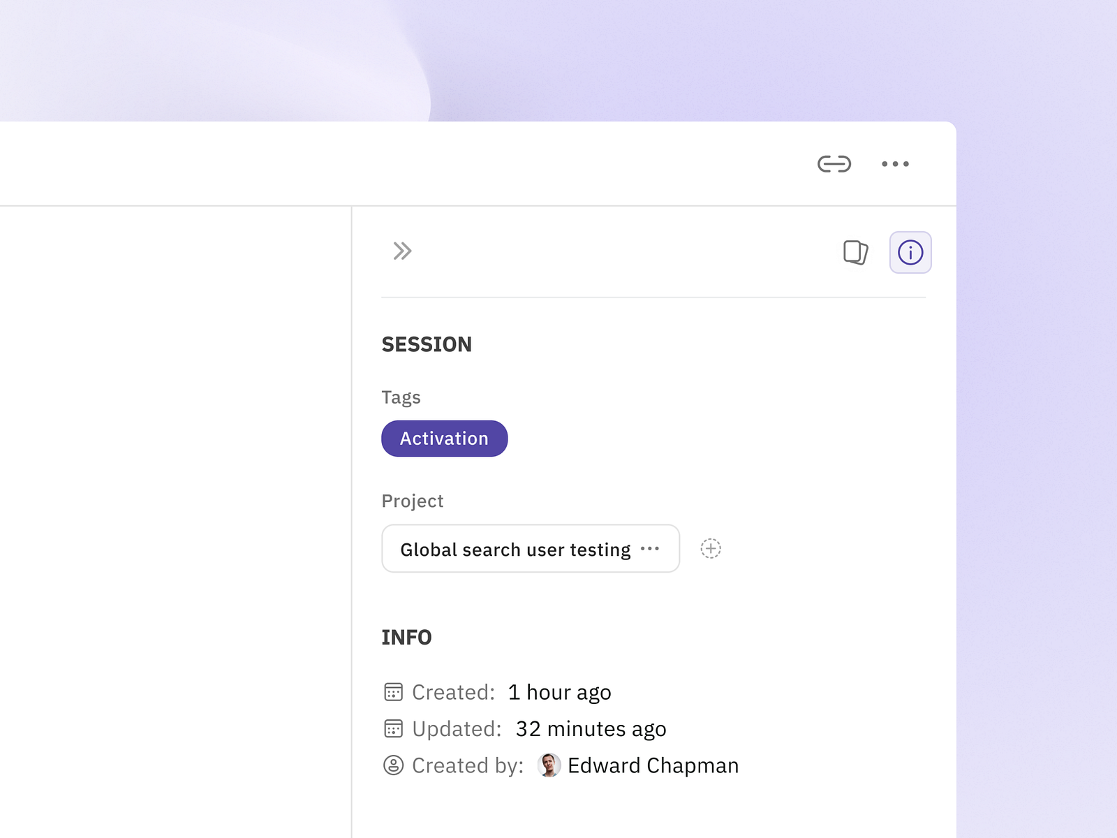 Side Menus Info Panel & Highlights List by usrnk1 on Dribbble