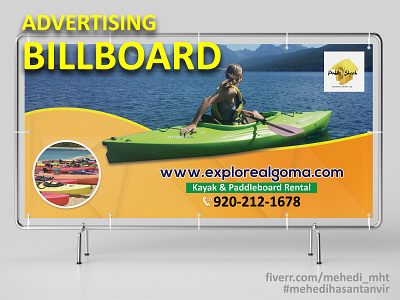 Advertising Vinyl Billboard Design Services | @mehedi_mht advertising banner billboard branding design freelancer graphic designer identity illustration mehedi hasan tanvir minimal promo promotion vector vinyl