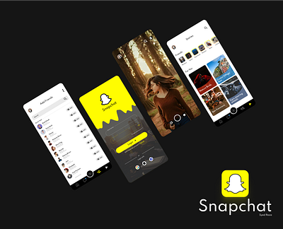 Snapchat app design illustration logo ui web website