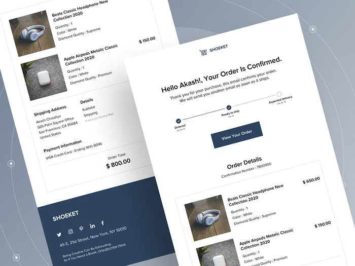 Email UI designs, themes, templates and downloadable graphic elements ...
