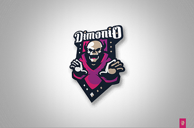 Dimonio art character demon demonic esports graphic illustration illustrator logo mascot vector