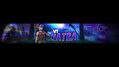 Fortnite Themed Banner branding design