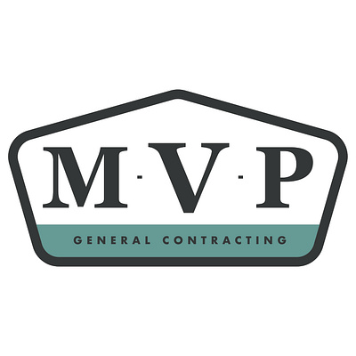 MVP General Contracting branding contracting design general contractor house logo mvp