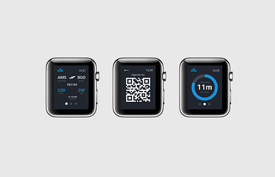 Boarding Pass • KLM • Apple Watch apple watch apple watch design apple watch mockup applewatchdesign boarding pass boardingpass dailyui klm qr qrcode smartwatch ui ui design ux ux design uxdesign