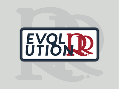 Ross Reels - Evolution apparel badge design fish fishing fly fishing outdoors patch reel