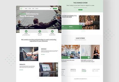 GREEN - making sustainability core to doing business branding design ui ux