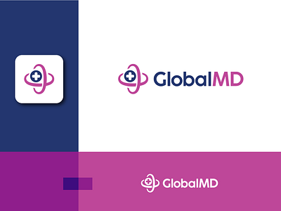 Orbit Logo design branding globe logo medical care medical providers medical treatments orbit