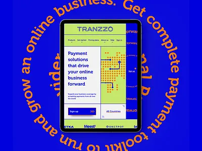 Tranzzo Payment System. Branding and Web Design Concept app interface blue and green brand identity business finance app graphic design icon illustration ipad iphone money transfer pattern payment print and online responsive web design typography logotype ui ux web mobile interaction website concept