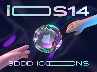 iOS 14 icons 3d bigsur c4d icons illustration ui