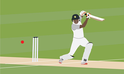 Babar Azam illustration art cricket design drawing graphicdesign illustration vector