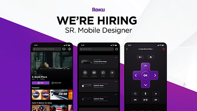 We're Hiring! Sr. Mobile Designer Wanted fulltime hiring job jobs product design job ui job ux job