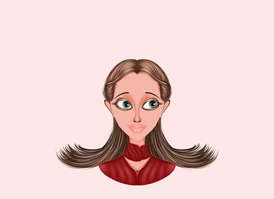 Girl art avatar design drawing fashion girl illustration procreate sketch woman women in illustration