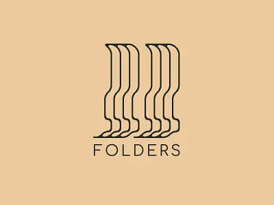 FOLDERS design logo typography