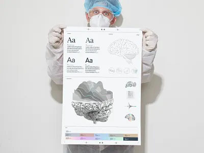 Neuralink - Poster biology brain branding design identity illustration neuralink neurosciences poster poster design san francisco sciences tech ui ux website what scientific drawing what scientific drawing