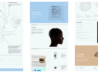 Neuralink - Website brain brains branding design elon musk identity neuroscience san francisco science science and technology science fiction science illustration technology typography ui ux web