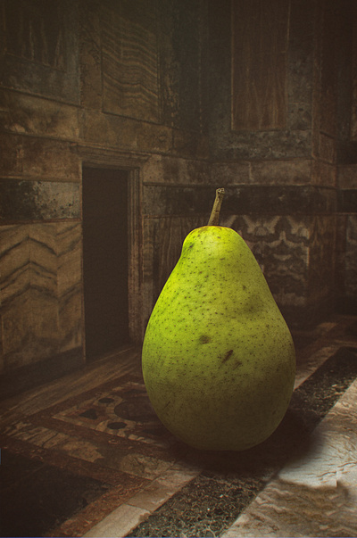 Pear 3d 3dart c4d cgi cinema4d graphicdesign istanbul museum renaissance