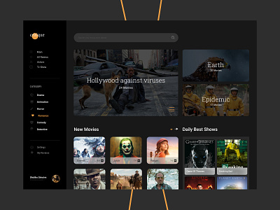 Movies cinema movie movies ui ui design uidesign web web design webdesign website